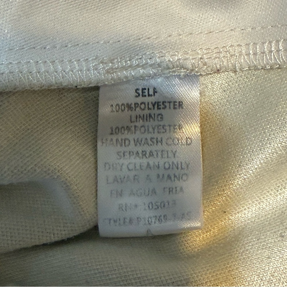 A Beautiful Soul Cream Laser Cut Halter Top Boho Sleeveless XL - Picture 7 of 8